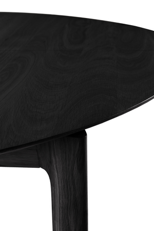   Oak Extendable Round Dining Table | Oroa.com