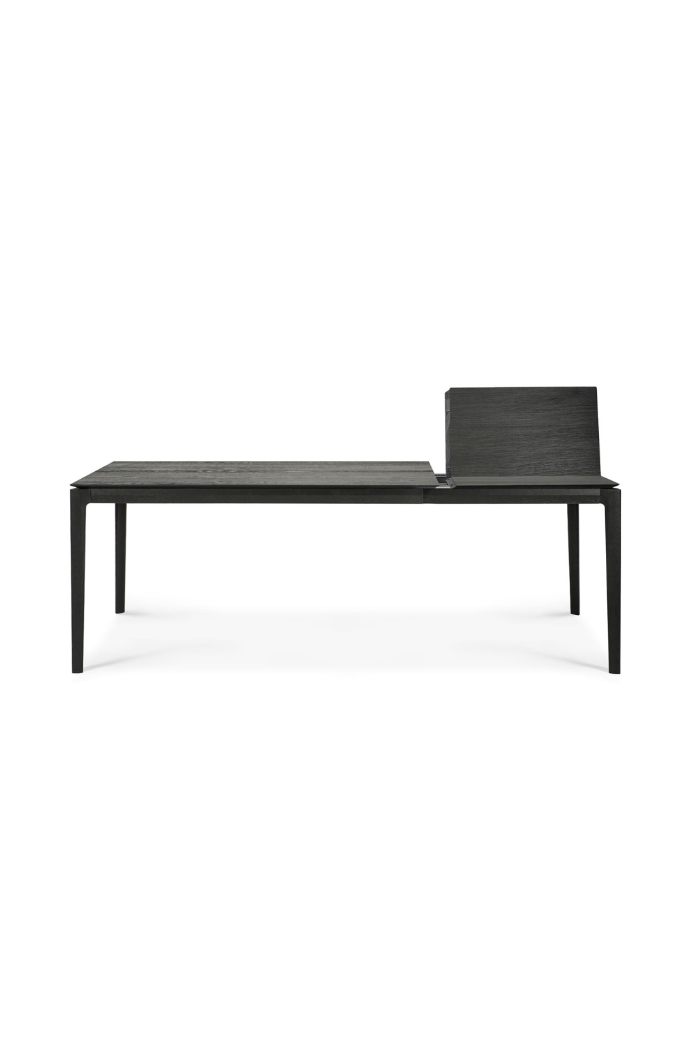   Extendable Black Oak Dining Table | Oroa.com
