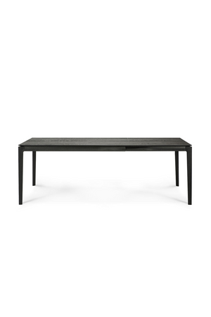   Extendable Black Oak Dining Table | Oroa.com