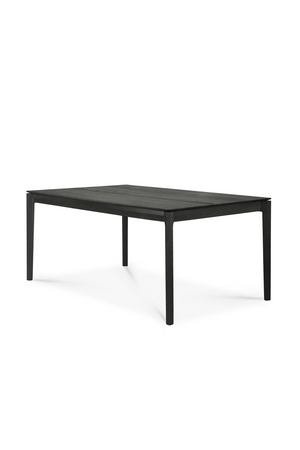   Extendable Black Oak Dining Table | Oroa.com