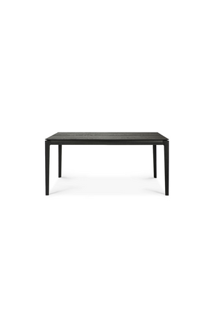   Extendable Black Oak Dining Table | Oroa.com