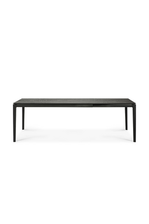   Extendable Black Oak Dining Table | Oroa.com