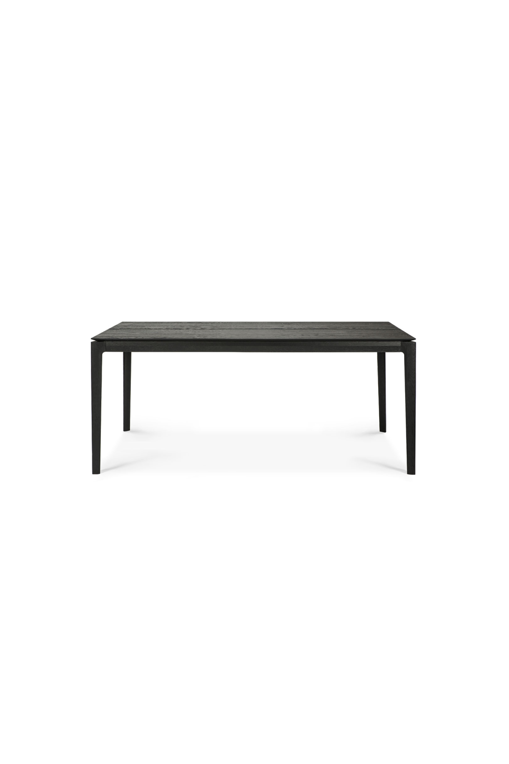  Extendable Black Oak Dining Table | Oroa.com