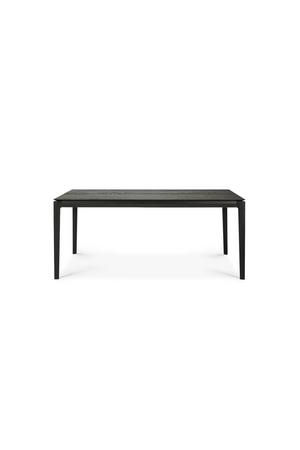   Extendable Black Oak Dining Table | Oroa.com