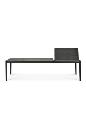   Extendable Black Oak Dining Table | Oroa.com