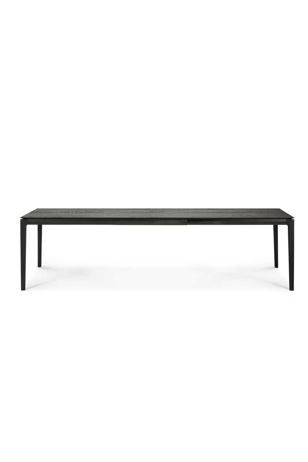   Extendable Black Oak Dining Table | Oroa.com