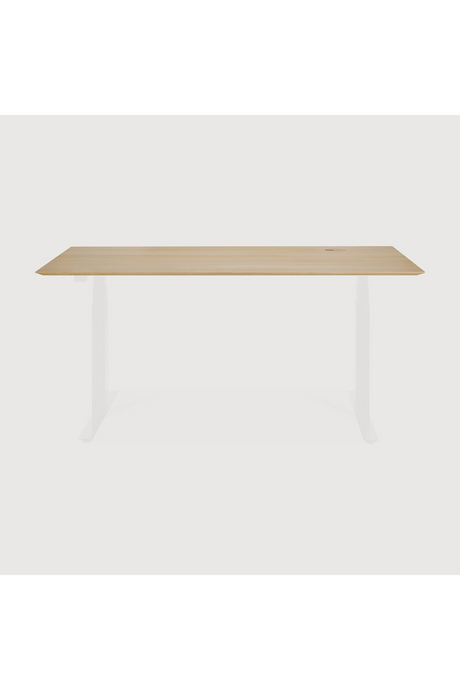   Oak Adjustable Desk L | Oroa.com