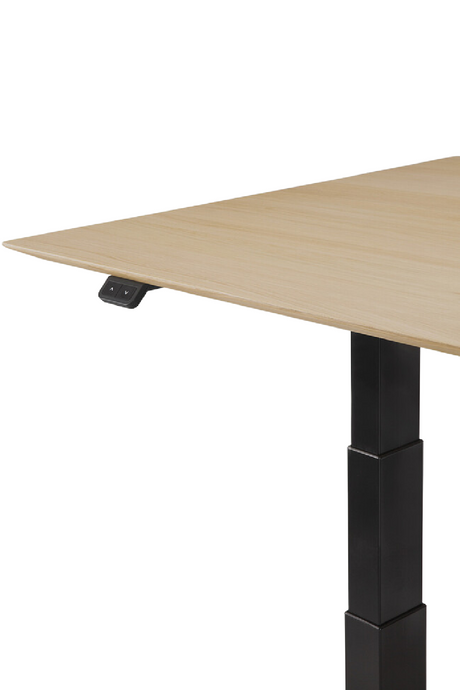   Oak Adjustable Desk L | Oroa.com