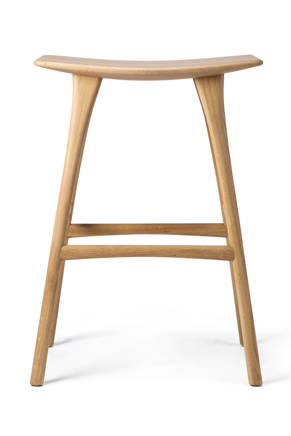   Wooden Backless Barstool | Oroa.com