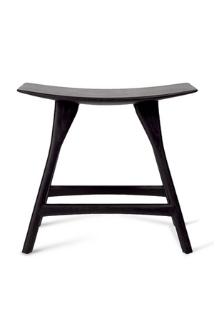   Black Oak Accent Stool | Oroa.com
