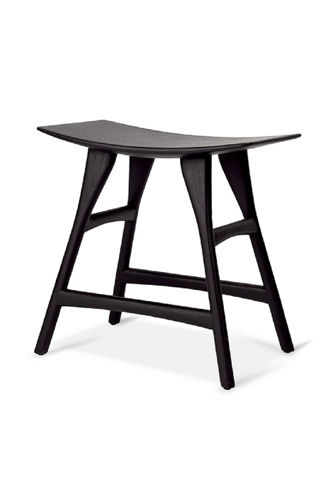   Black Oak Accent Stool | Oroa.com