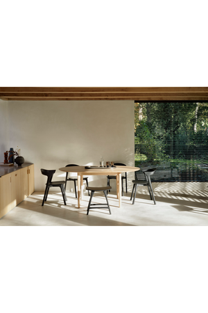   Black Oak Accent Stool | Oroa.com