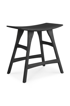   Black Oak Accent Stool | Oroa.com