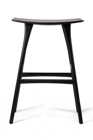   Wooden Backless Barstool | Oroa.com