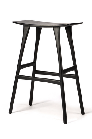   Wooden Backless Barstool | Oroa.com