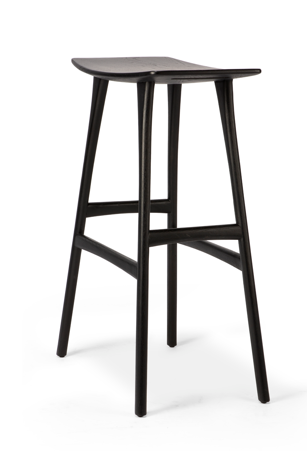   Wooden Backless Barstool | Oroa.com