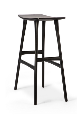   Wooden Backless Barstool | Oroa.com