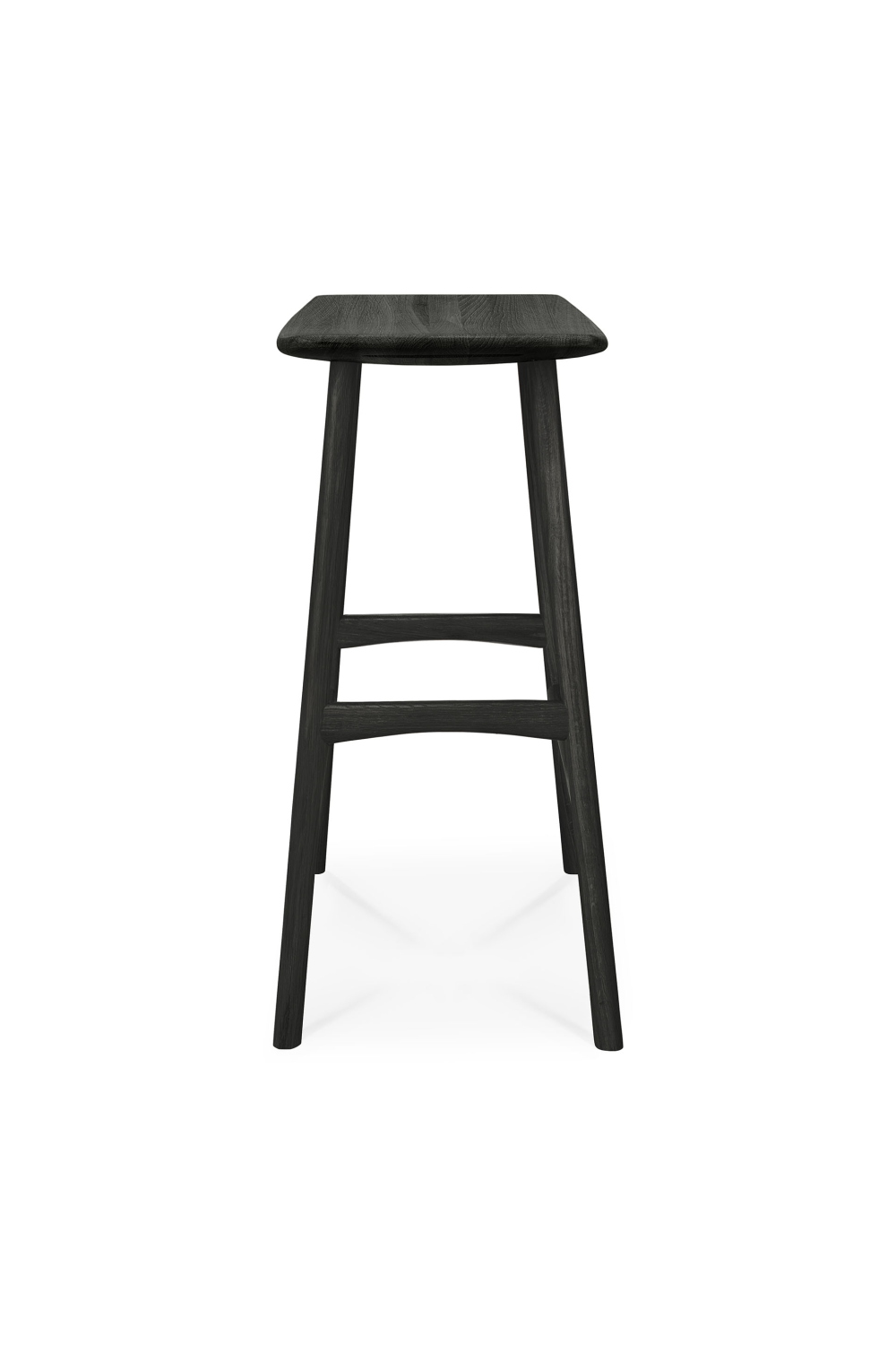   Classic Black Oak Counter Stool | Oroa.com