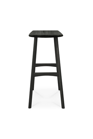   Classic Black Oak Counter Stool | Oroa.com