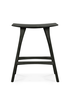  Classic Black Oak Counter Stool | Oroa.com