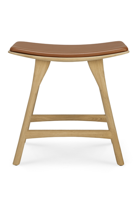   Upholstered Oak Dining Stool | Oroa.com
