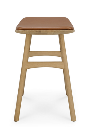   Upholstered Oak Dining Stool | Oroa.com
