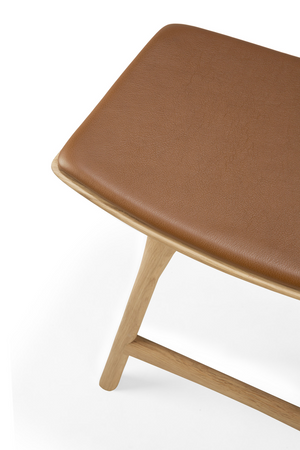  Upholstered Oak Dining Stool | Oroa.com
