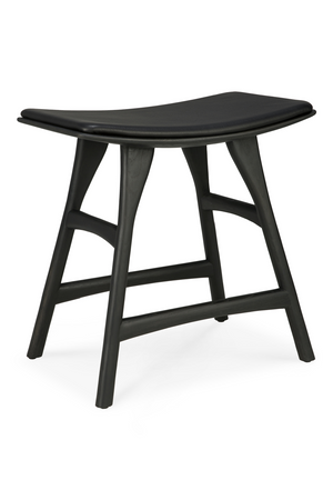   Black Oak Accent Stool | Oroa.com