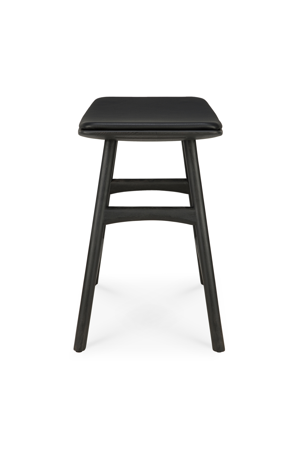   Black Oak Accent Stool | Oroa.com