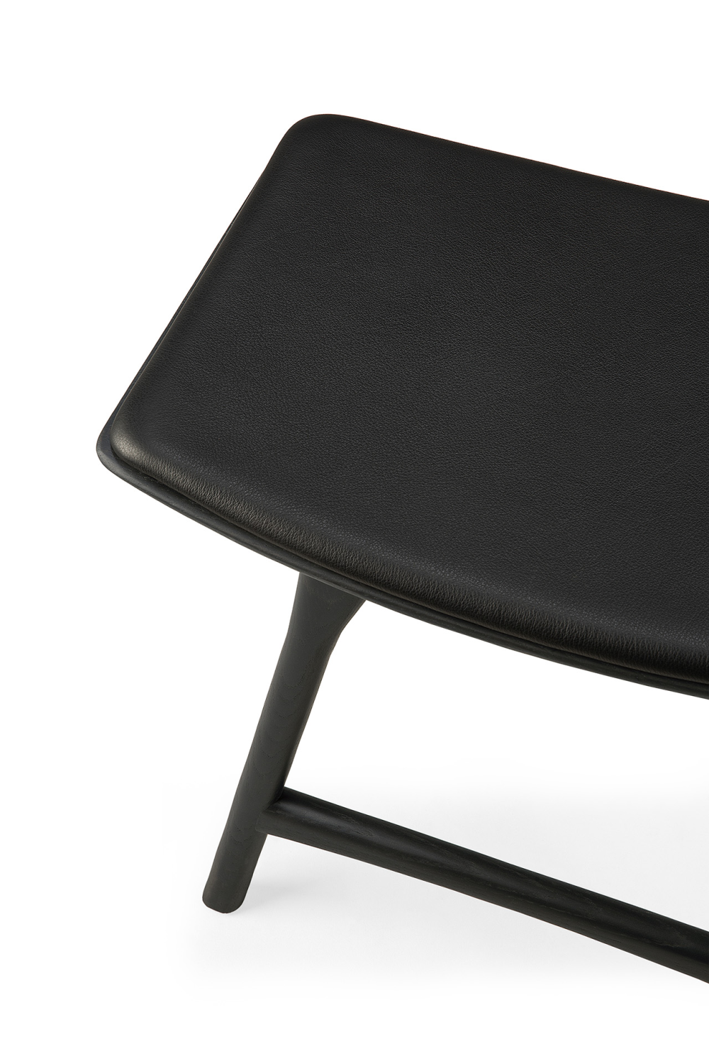   Black Oak Accent Stool | Oroa.com