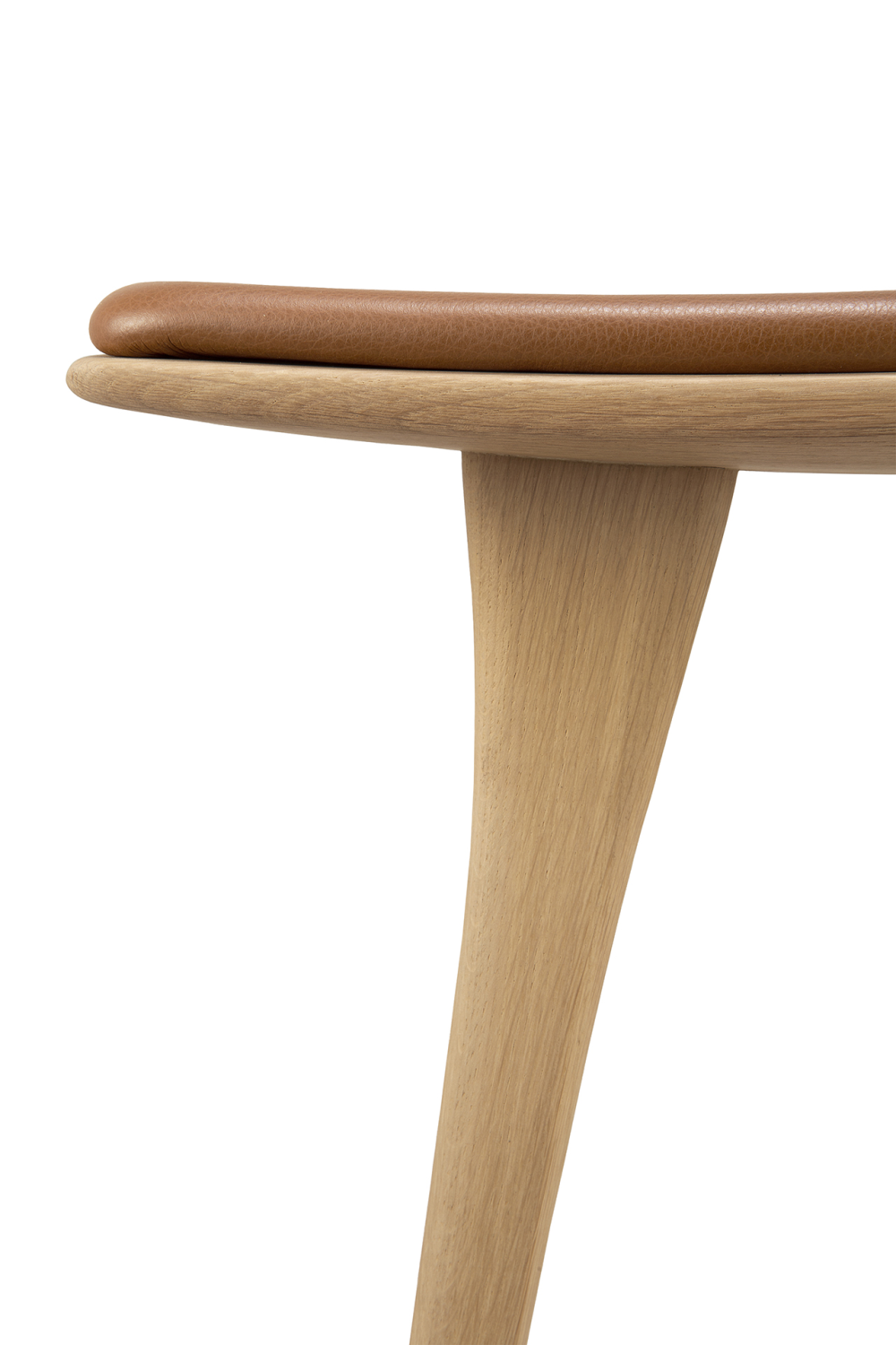   Modern Upholstered Oak Counter Stool | Oroa.com