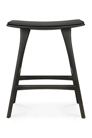   Classic Black Oak Counter Stool | Oroa.com