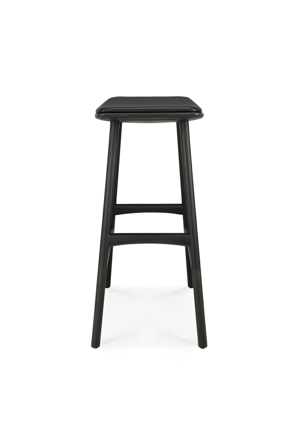   Classic Black Oak Counter Stool | Oroa.com