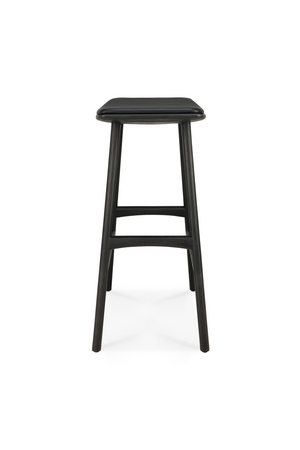   Classic Black Oak Counter Stool | Oroa.com