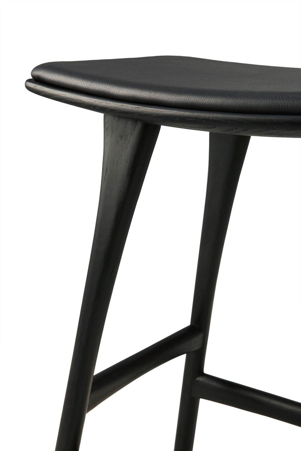   Classic Black Oak Counter Stool | Oroa.com