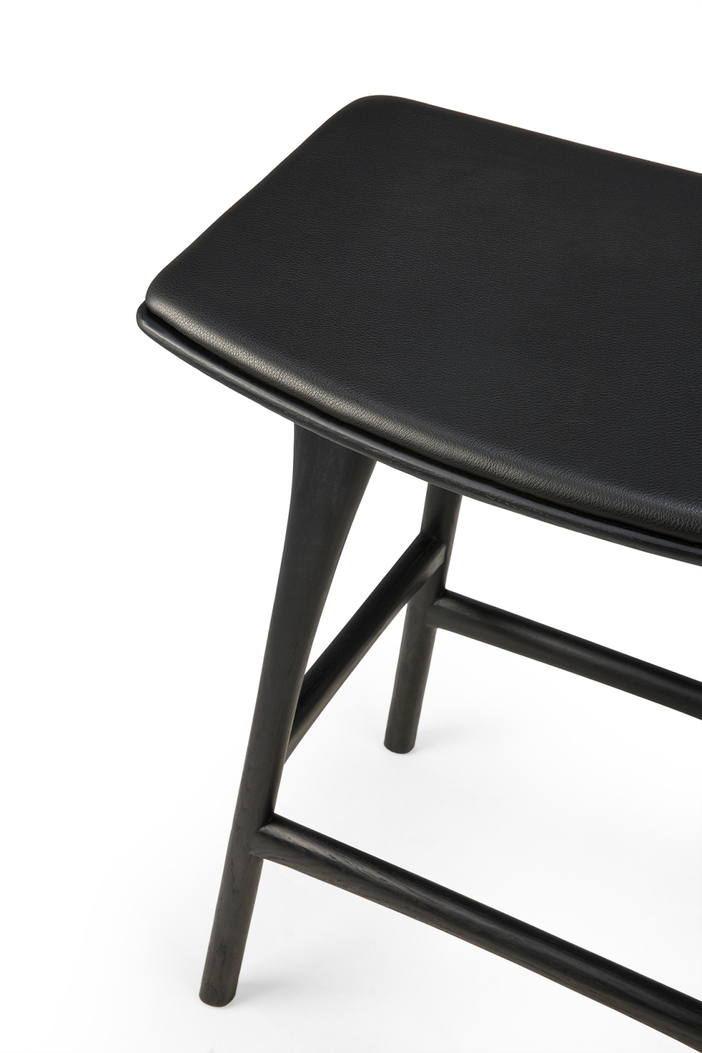   Classic Black Oak Counter Stool | Oroa.com
