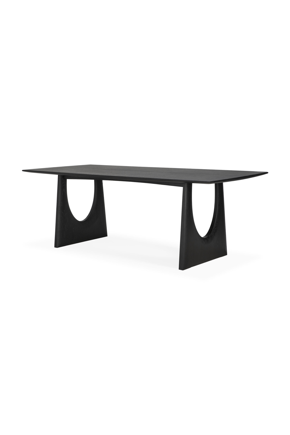   Black Oak Modern Dining Table | Oroa.com