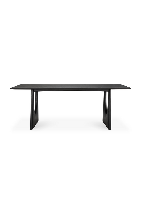   Black Oak Modern Dining Table | Oroa.com