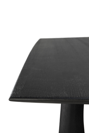   Black Oak Modern Dining Table | Oroa.com
