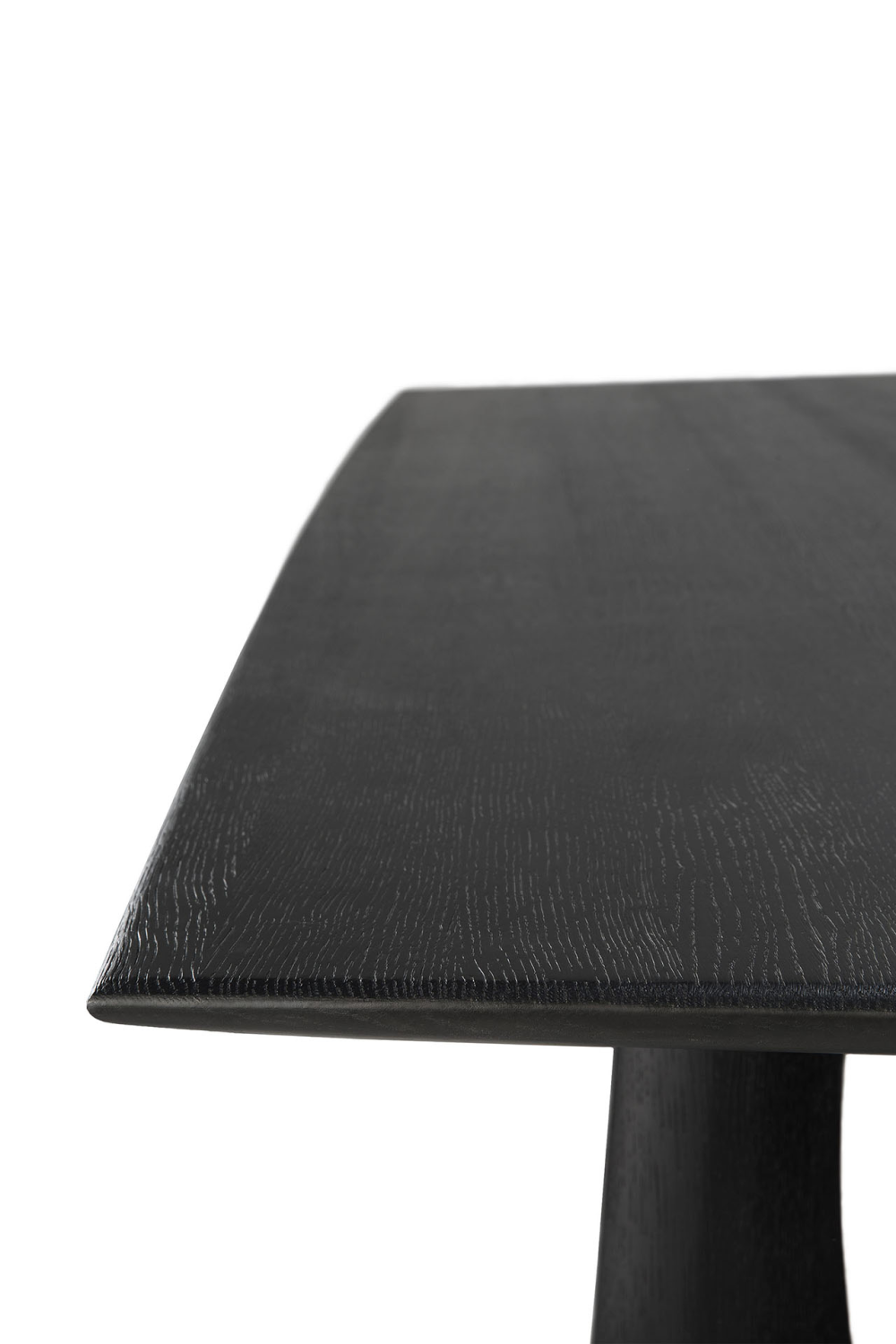   Black Oak Modern Dining Table | Oroa.com
