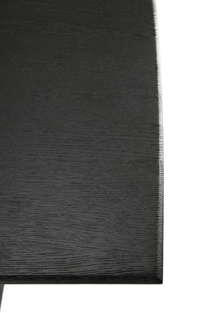   Black Oak Modern Dining Table | Oroa.com