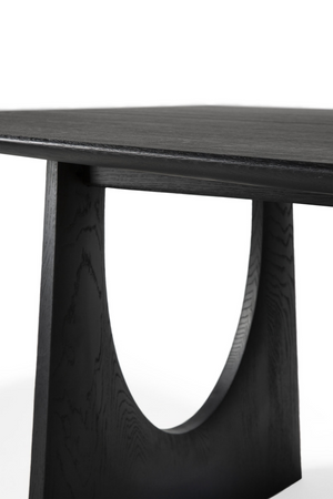   Black Oak Modern Dining Table | Oroa.com