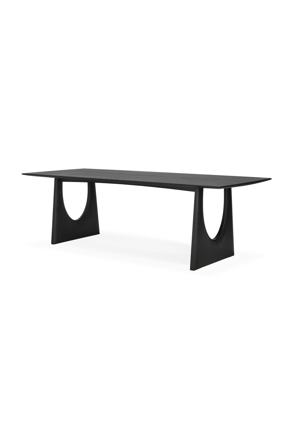   Black Oak Modern Dining Table | Oroa.com