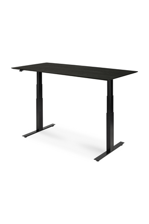   Oak Adjustable Desk L | Oroa.com