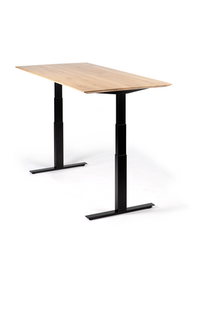   Oak Adjustable Desk L | Oroa.com