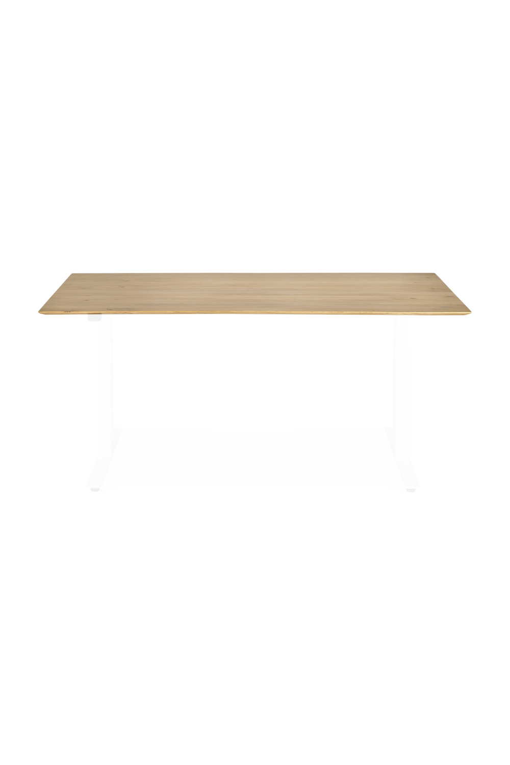   White Metal Adjustable Desk Base | Oroa.com