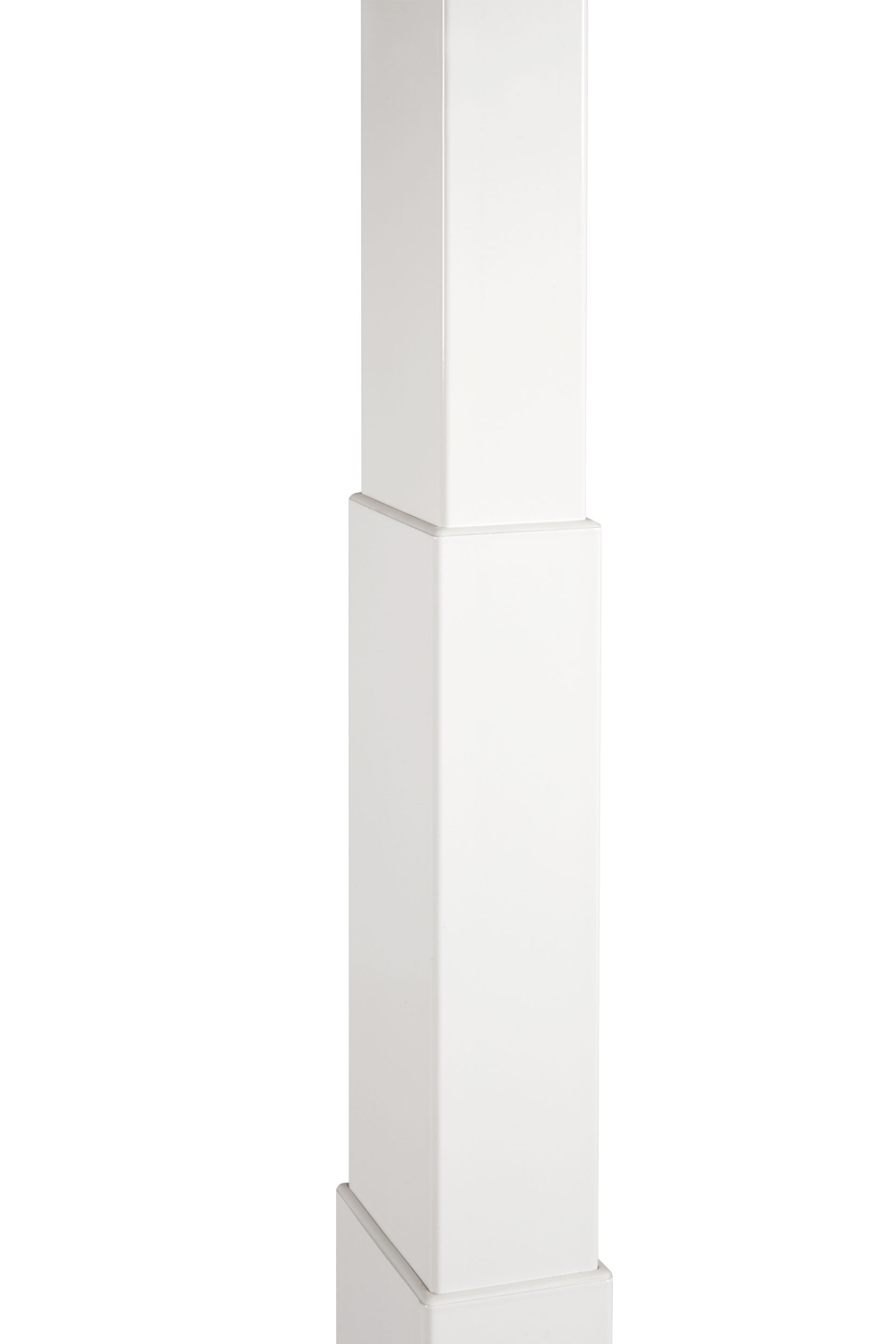   White Metal Adjustable Desk Base | Oroa.com