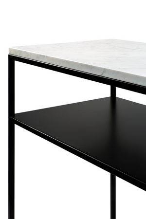   Marble 2-Level Console Table | Oroa.com