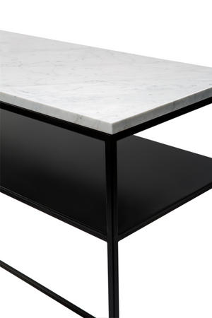   Marble 2-Level Console Table | Oroa.com