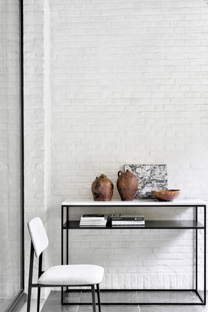   Marble 2-Level Console Table | Oroa.com